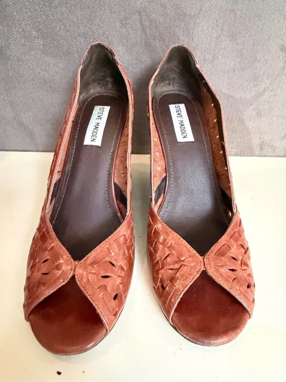 Steve Madden Pratto wedges brown